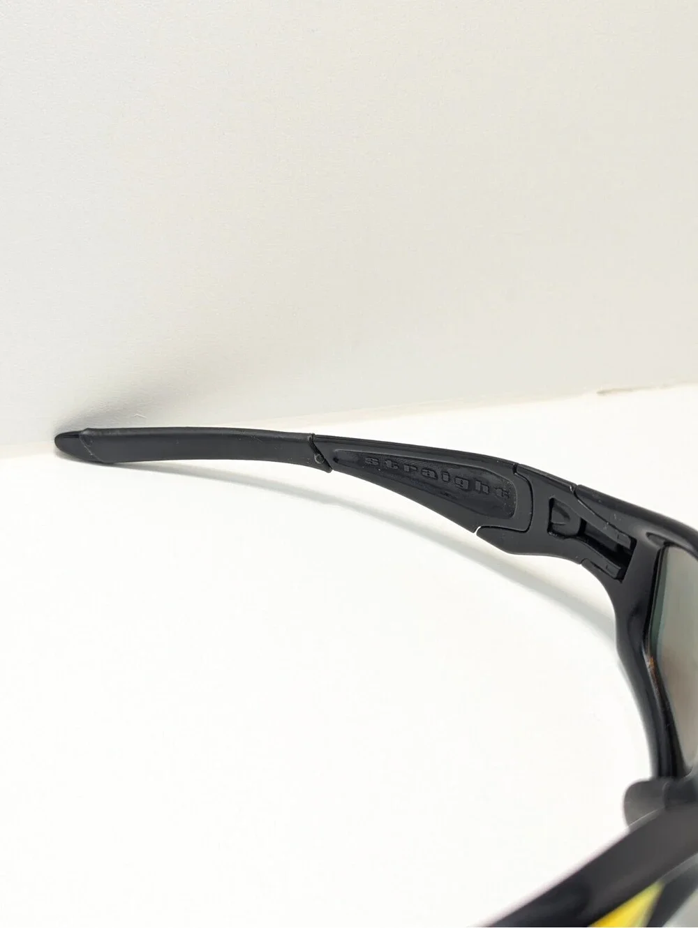 Oakley Straight 2007 Black Red Lens Outdoor Wraparound Men's Sports Sunglasses